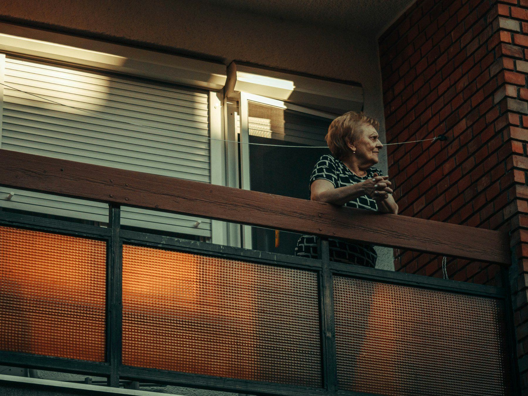 Balcony blinds