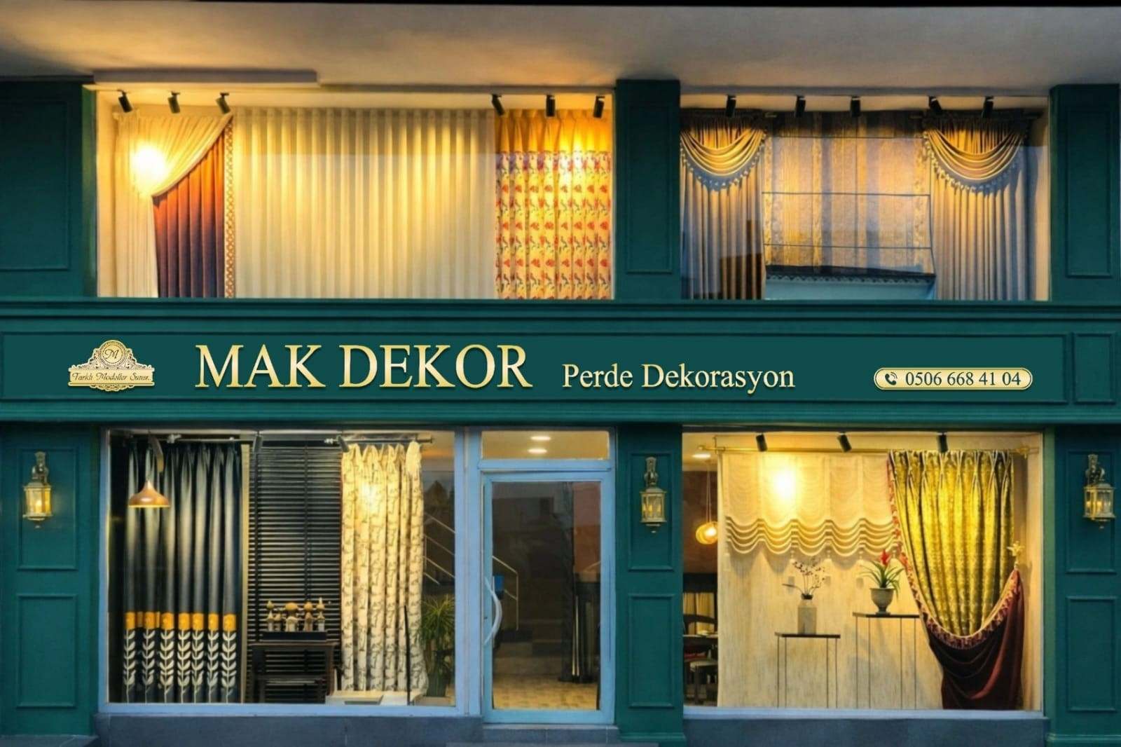 MakDekor Perde Dekorasyon mağaza cephesi, Bahçeyaka Döşemealtı